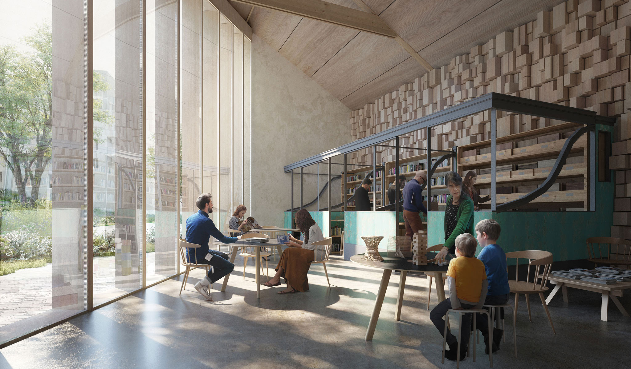 Maison du Bois de des Biosourcés - Matériauthèque