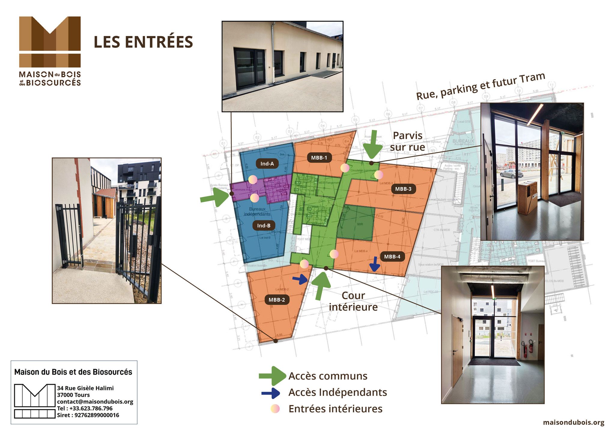 Maison du Bois et des Biosourcés - Bureaux à louer à Tours