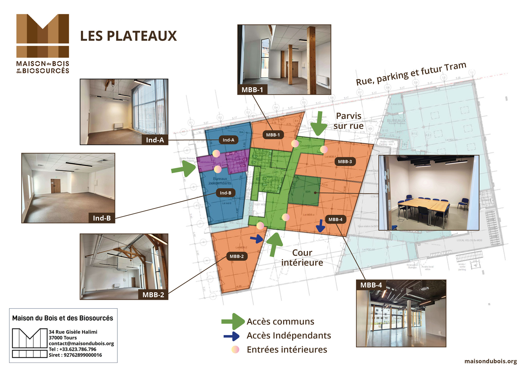 Maison du Bois et des Biosourcés - Bureaux à louer à Tours