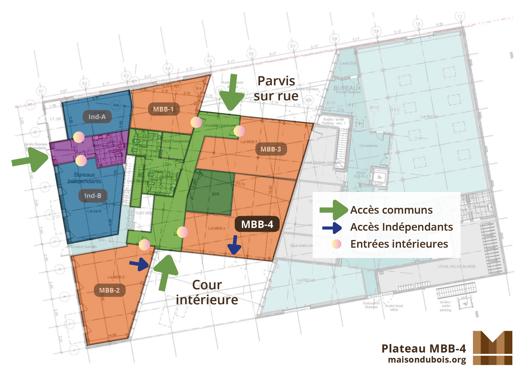 Maison du Bois et des Biosourcés - Plateaux de Bureaux à louer à Tours - MBB-4