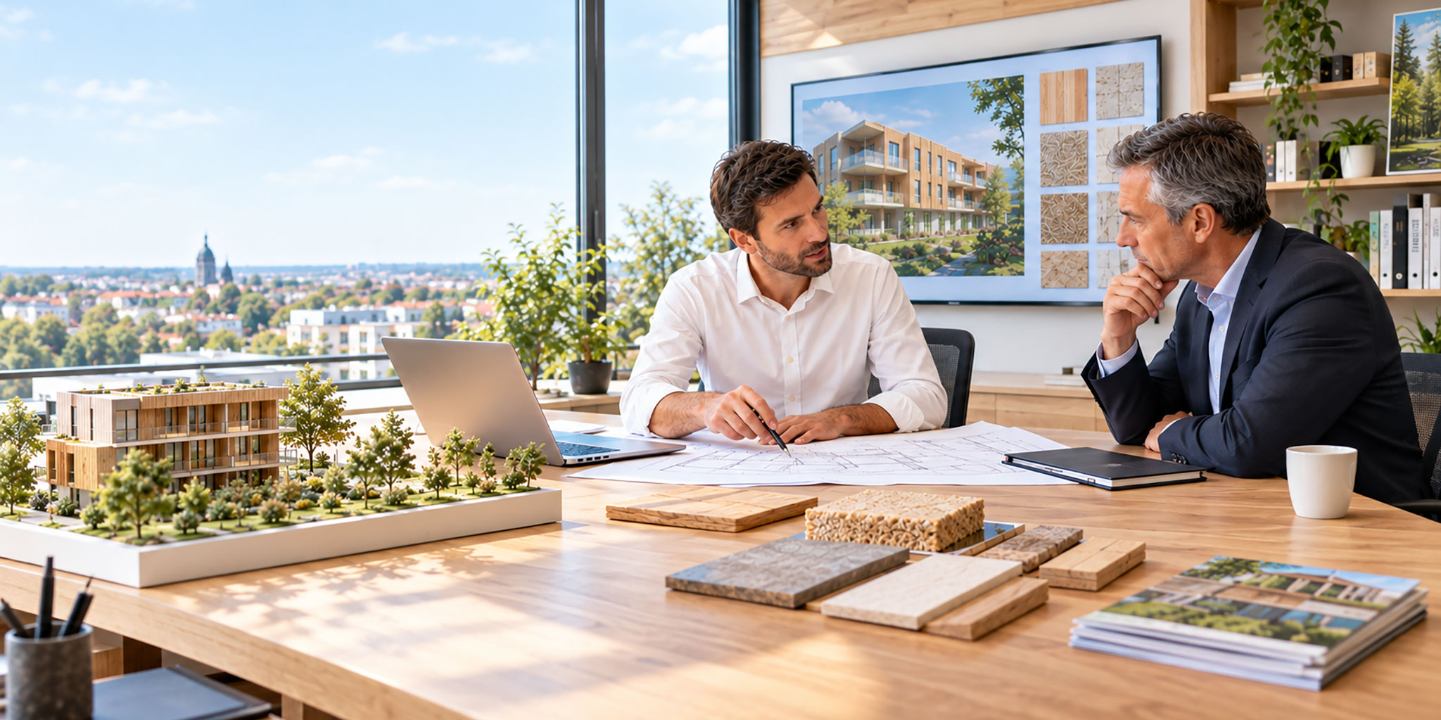 Expertise et une assistance technique d’une opération de construction bois et matériaux biosourcés